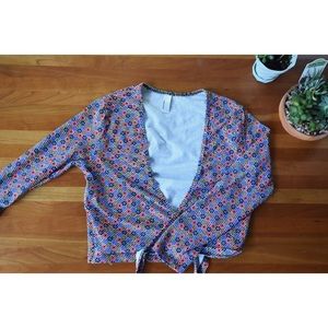american apparel groovy wrap top!